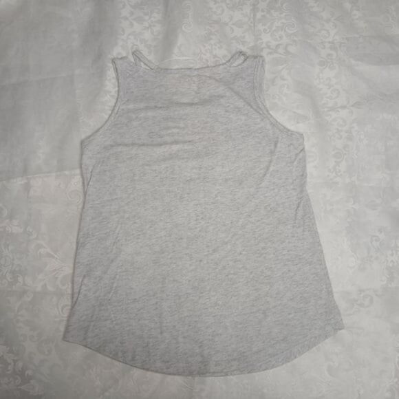 Place Girls Flip Sequin Watermelon Cat Fox Tank Top Light Gray Pink Size 14 XL - Picture 4 of 9